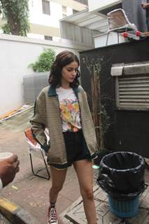 Ananya Panday spotted in Bandra