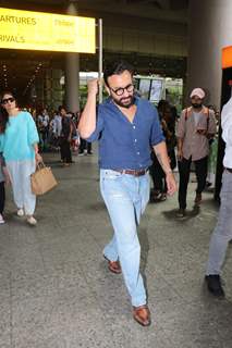 Saif Ali Khan spotted at Mumbai airport