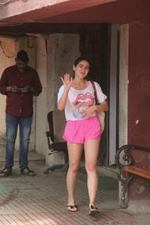 Sara Ali Khan spotted in Bandra