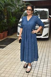 Vidya Balan spotted at dubing studio in Bandra