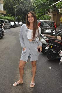 Anusha Dandekar spotted in Bandra