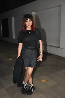 Wardha Khan clicked at Huma Qureshi birthday bash in Bandra