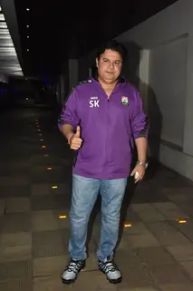Sajid Khan clicked at Huma Qureshi birthday bash in Bandra