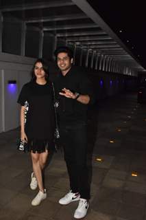 Abhimanyu Dassani clicked at Huma Qureshi birthday bash in Bandra