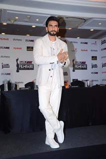 Ranveer Singh clicked at the press conference of the 67th Filmfare Awards 2022