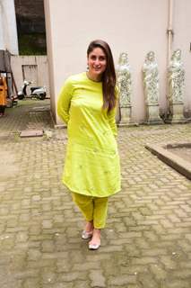 Kareena Kapoor Khan looks bright as the sunshine in this yellow ethnic attire