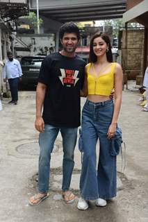 Vijay Deverakonda and Ananya Panday snapped in South Mumbai