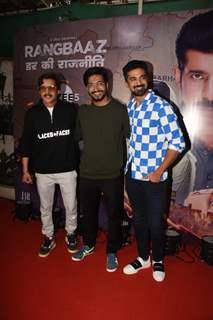 Jimmy Shergill, Saqib Saleem spotted the screening of Rangbaaz – Darr Ki Rajneeti at Sunny Super Sound in Juhu