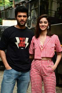 Vijay Deverakonda and Ananya Panday spotted in Andheri