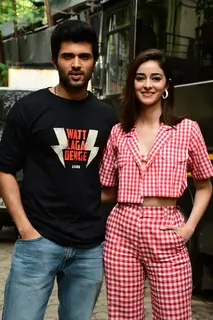 Vijay Deverakonda and Ananya Panday spotted in Andheri