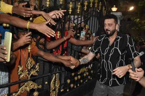 Sanjay Dutt spotted in the city 