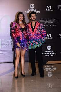 Anuskha Ranjan and Aditya Seal complemented each other in colourful matching outfit at Manish Malhotra’s Mijwan Couture show