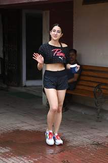 Sara Ali Khan spotted in Bandra