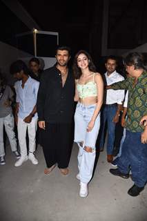 Vijay Deverakonda and Ananya Panday snapped promoting Liger at Seawood Mall in Navi Mumbai