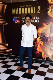  Amit Sial spotted promoting Maharani 2 at JW Marriott in Juhu