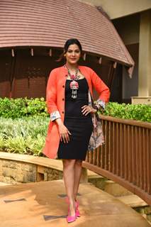 Anuja Sathe spotted promoting Maharani 2 at JW Marriott in Juhu
