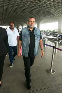 Paresh Rawal spotted at the Mumbai airport
