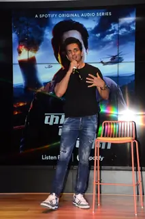 Sonu Sood clicked for the Spotify’s newest podcast series Commander Karan Saxena
