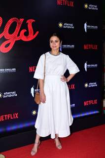 Rasika Dugal attends the premiere of Darlings