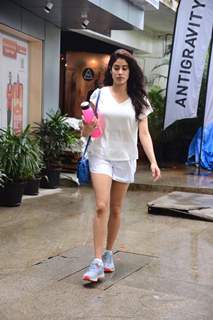 Janhvi Kapoor spotted in Bandra