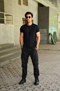 Alia Bhatt clicked in the city in a brown wrap around dress with hubby Ranbir  Kapoor in an all black look consisting of a t-shirt and denims Media