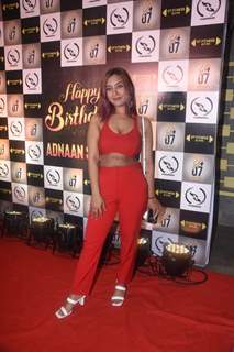 Aashika Bhatia snapped at Adnaan Shaikh Birthday Bash 