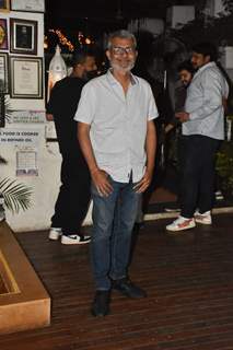 Nitesh Tiwari attends the wrap up party of the film Bas Karo Aunty at Olive in Khar