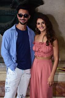 Aayush Sharma and Shakti Mohan spotted promoting Chumma Chumma song at Radio City in Bandra