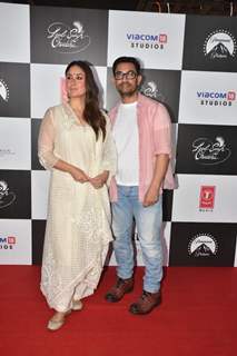 Kareena Kapoor and Aamir Khan snapped at screening of Laal Sing Chaddha