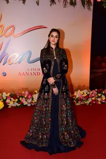 Sadia Khateeb snapped at the screening of Raksha Bandhan in the city 