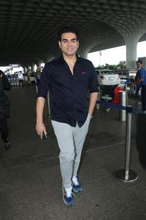Arbaaz Khan spotted at the Mumbai airport