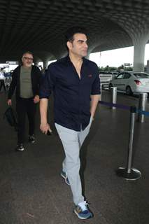 Arbaaz Khan spotted at the Mumbai airport