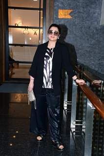 Charmy Kaur spotted promoting Liger movie at Dharma office in Andheri 