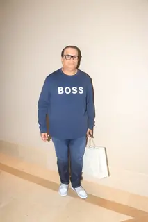 Ramesh S Taurani spotted at David Dhawan’s birthday bash at JW Marriott in Juhu