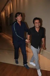 Chunky Pandey, Rajpal Yadav spotted at David Dhawan’s birthday bash at JW Marriott in Juhu