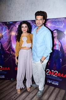 Tejasswi Prakash, Karan Kundrra attend the screening of Do Baara in Mumbai