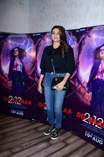 Shikha Singh attend the screening of Do Baara in Mumbai