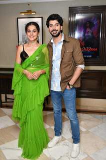 Taapsee Pannu and Pavail Gulati spotted promoting their film Do Baaraa in Delhi