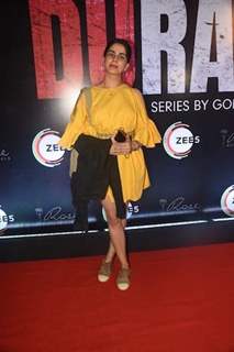 Kirti Kulhari clicked at the premiere of Zee5 show Duranga
