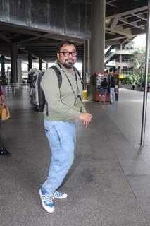 Anurag Kashyap snapped at the airport 