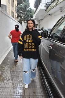 Parineeti Chopra spotted at Dharma Office in Khar