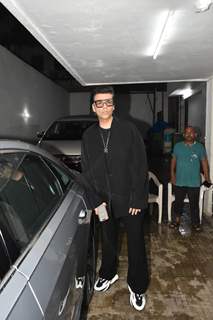 Karan Johar spotted outside the his office in Khar