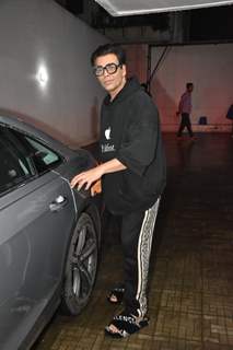 Karan Johar spotted outside the his office