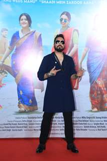 Mika Singh snapped at the trailer launch Jahaan Chaar Yaar at PVR in Andheri