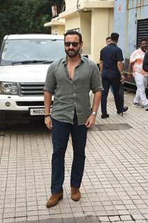 Saif Ali Khan spotted promoting his film Vikram Vedha at PVR in Juhu 