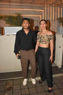 Gauahar Khan, Zaid Darbar snapped at Gauahar Khan Birthday party in Bandra