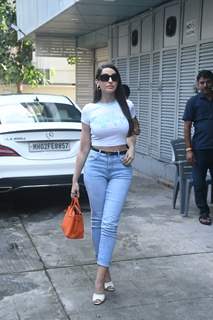Nora Fatehi spotted in the city 