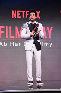 Maniesh Paul attends the launch of Netflix’s Films Day
