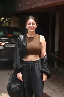 Dhvani Bhanushali spotted in the city