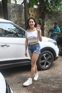 Sara Ali Khan spotted in the city